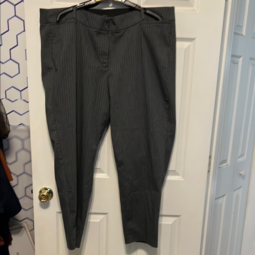 Lane Bryant Gray Straight Leg Pants